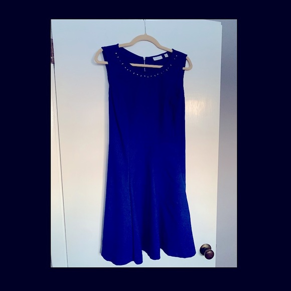 New York & Company Blue Dress. Size 14 - Picture 1 of 4